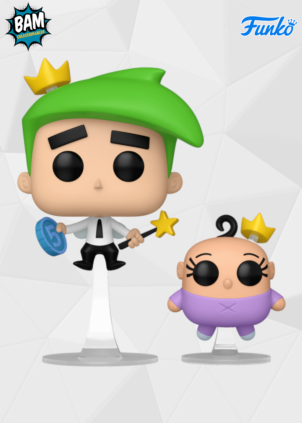 Funko Pop! Animation: Los Padrino Mágicos - Cosmo y Poof #1691