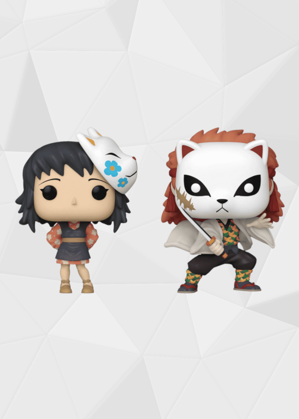 Funko Pop! Animation: Demon Slayer - Sabito & Makomo Exclusivo NYCC 2023