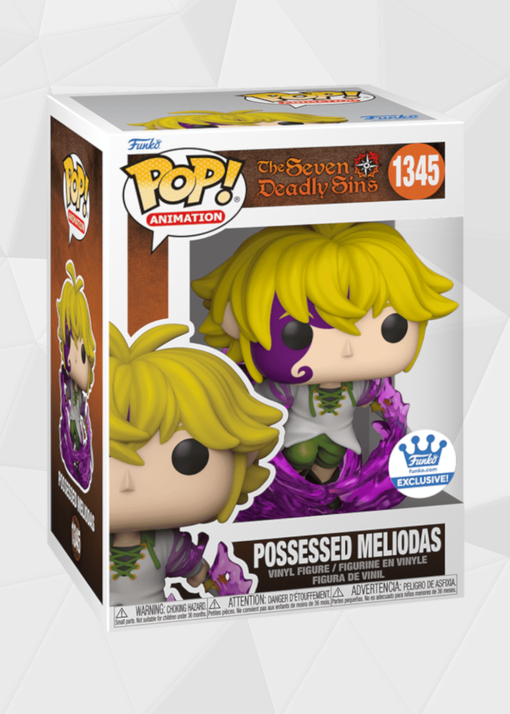 Funko Pop! Animation: Seven Deadly Sins - Meliodas Poseído #1345 Exclusivo Funko Shop