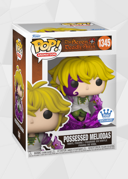 Funko Pop! Animation: Seven Deadly Sins - Meliodas Poseído #1345 Exclusivo Funko Shop