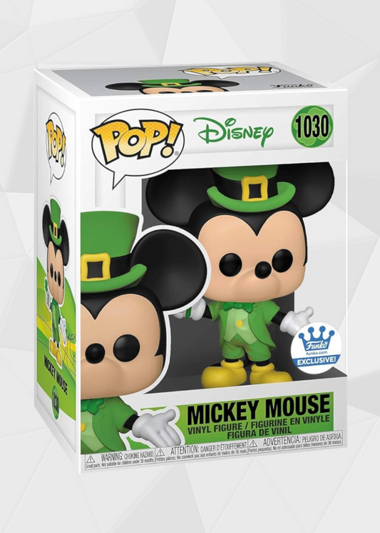 Funko Pop! Disney: Mickey y Sus Amigos - Mickey San Patricio #1030 Exclusivo Funko Shop