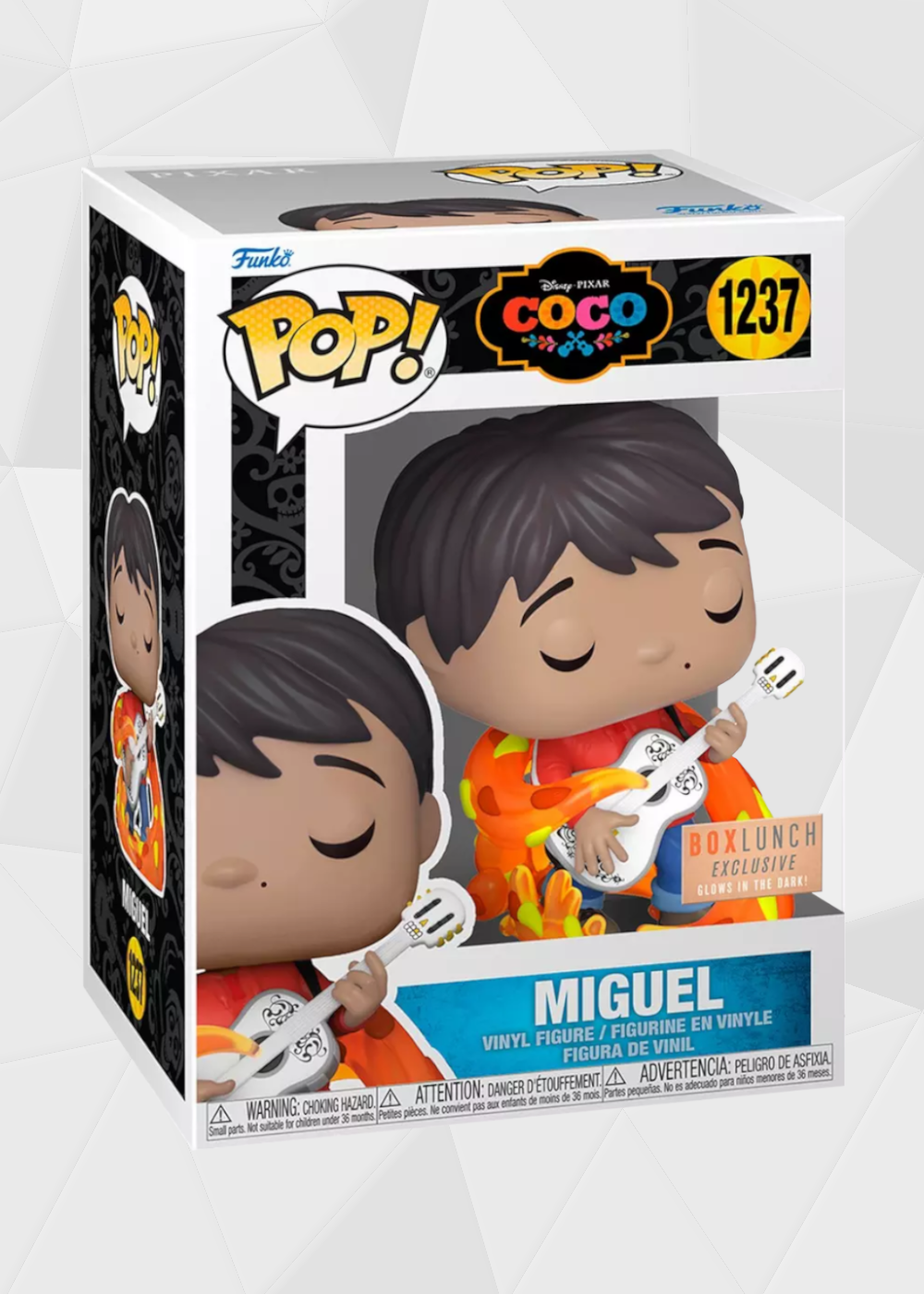 Funko Pop! Disney: Coco - Miguel #1237 Exclusivo Boxlunch (Brilla en la Oscuridad)