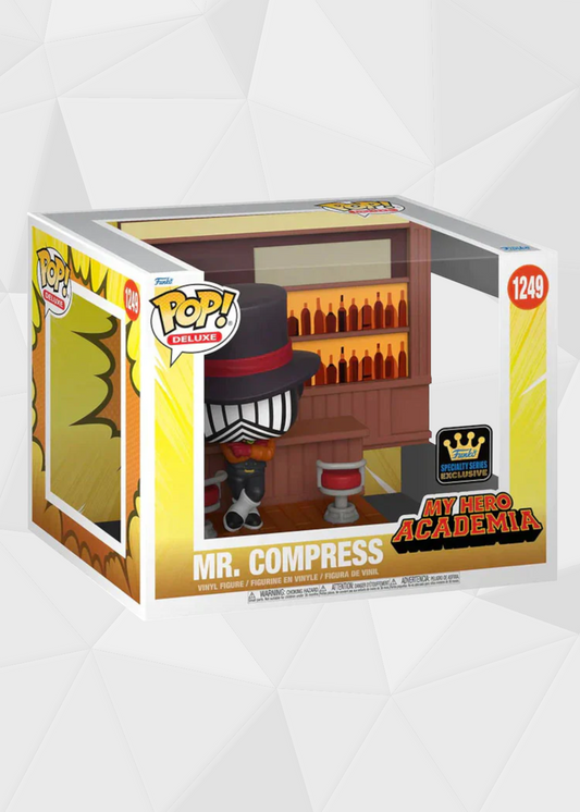 Funko Pop! Animation: My Hero Academia - Mr Compress en Guarida #1249 Exclusivo Specialty Series