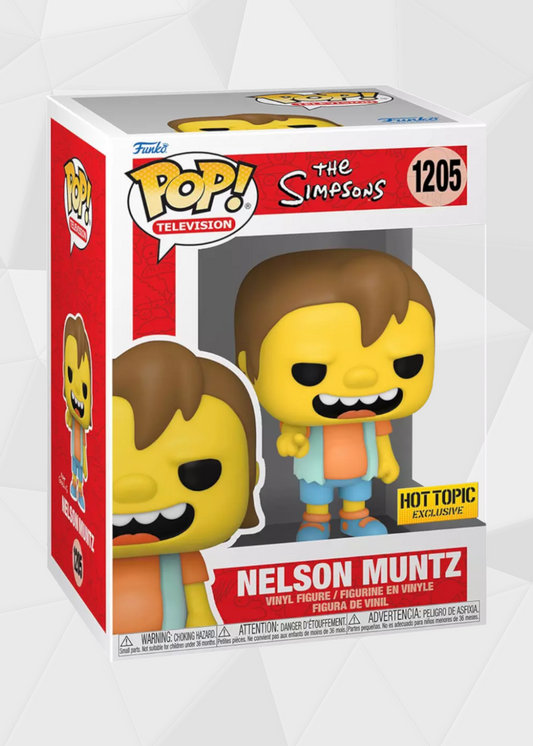 Funko Pop! TV: Los Simpson - Nelson #1205 Exclusivo Hot Topic