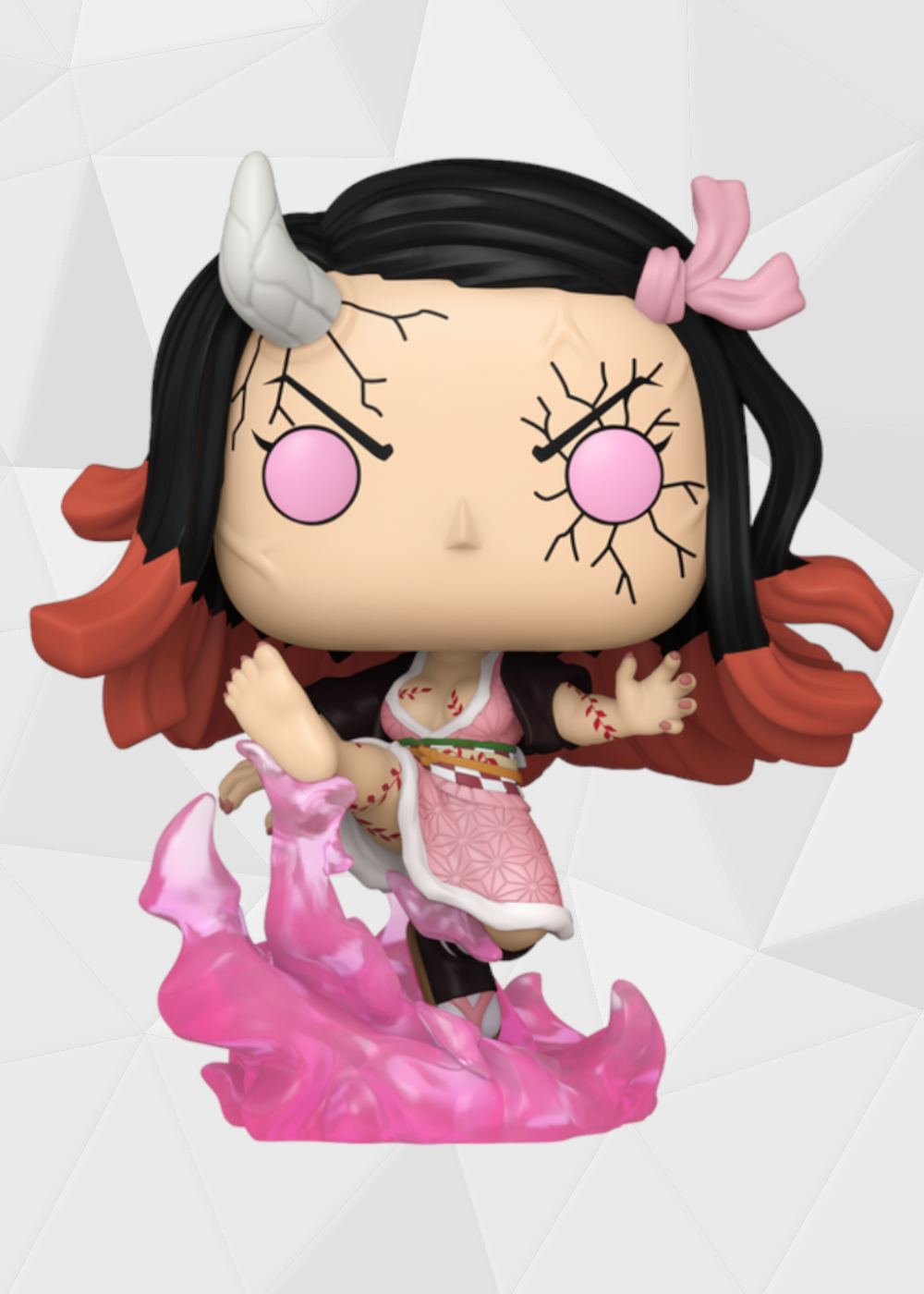 Funko Pop! Animation: Demon Slayer - Nezuko Kamado Técnica de Sangre Demoniaca #1663 Exclusiva Funko Shop (Brilla en la Oscuridad)