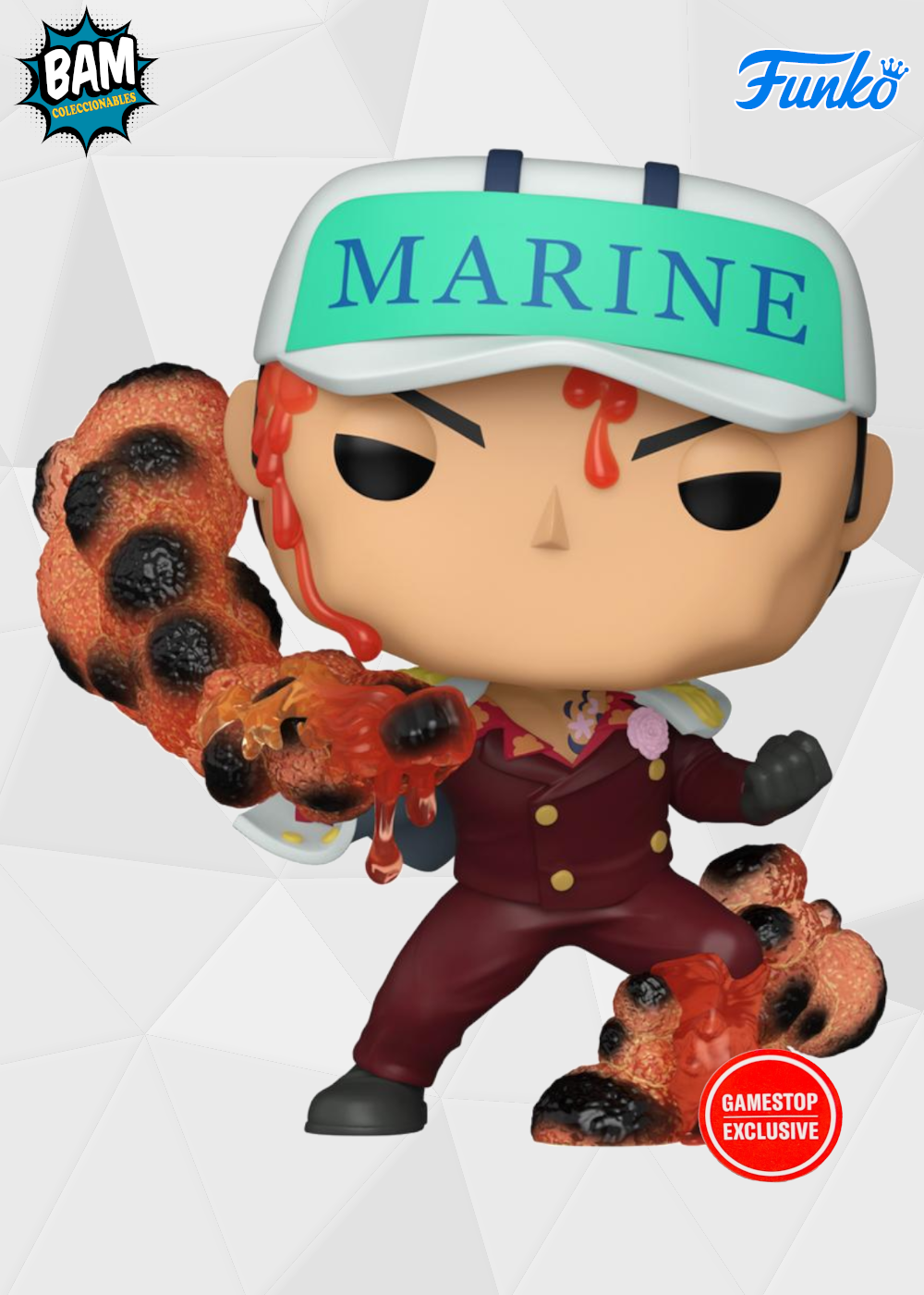Funko Pop! Animation: One Piece - Sakazuki #1913 Exclusivo GameStop