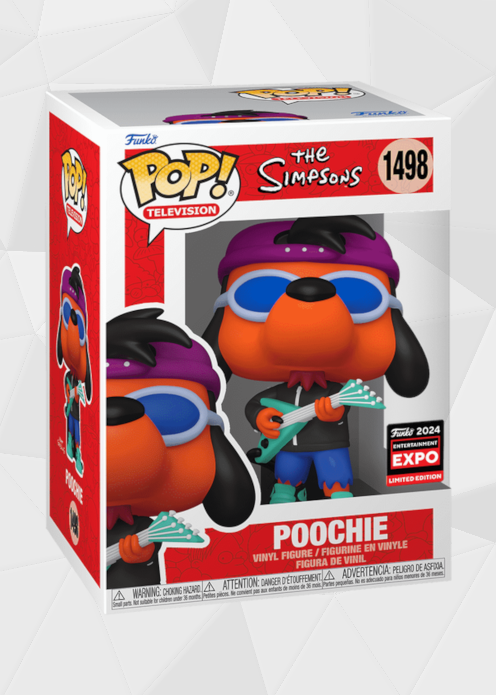 Funko Pop! TV: Los Simpson - Poochie Exclusivo #1498 C2E2