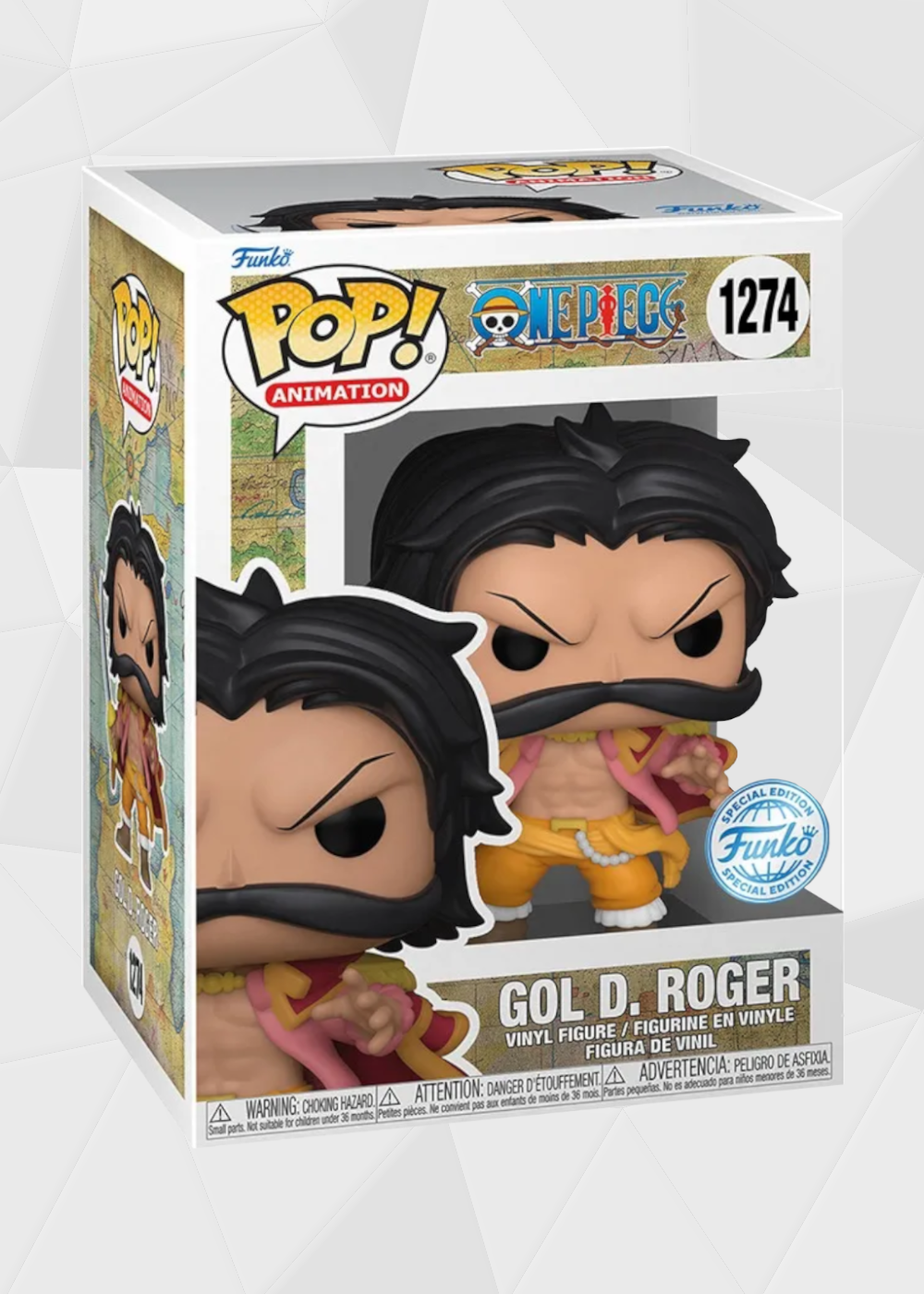 Funko Pop! Animation: One Piece - Gol D. Roger #1274 Exclusivo