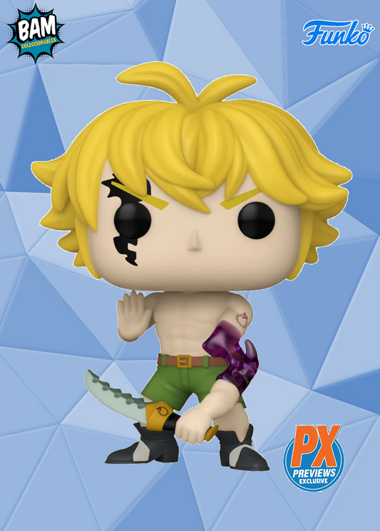 Funko Pop! Animation: Seven Deadly Sins - Set Meliodas Regular + Chase Exclusivo PX