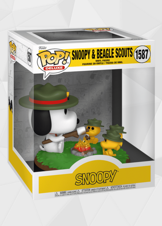 Funko Pop! Movies: Peanuts - Snoopy con Scouts Beagle #1587