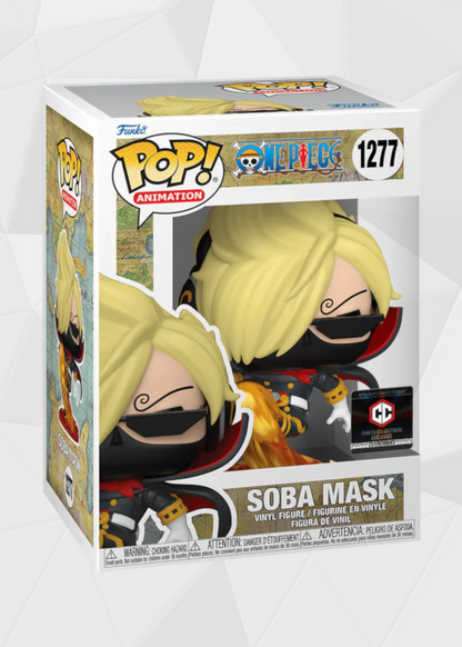 Funko Pop! Animation: One Piece - Soba Mask #1277 Exclusivo Chalice Collectibles