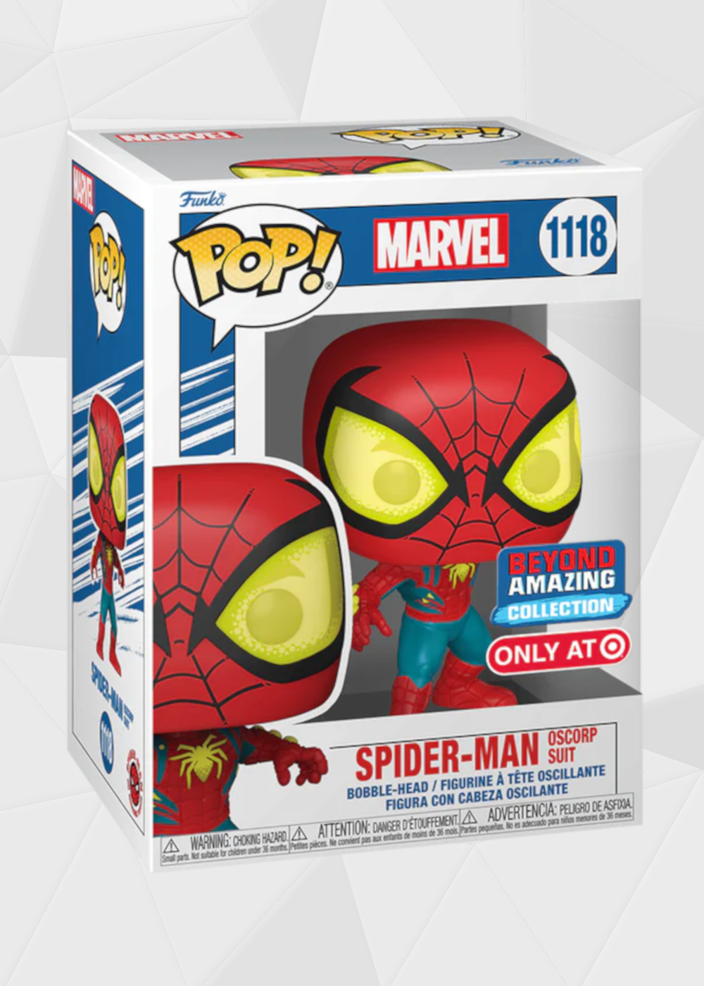 Funko Pop! Marvel: Spiderman - Spiderman Traje Oscorp #1118 Exclusivo Target