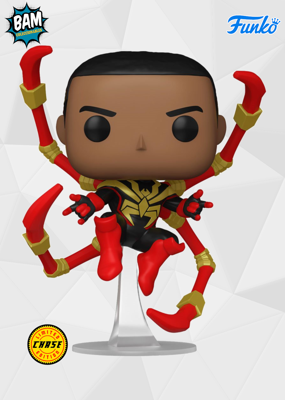 Funko Pop! Marvel: Spiderman Comics  - Iron Spider (Miles Morales) #1448 Chase