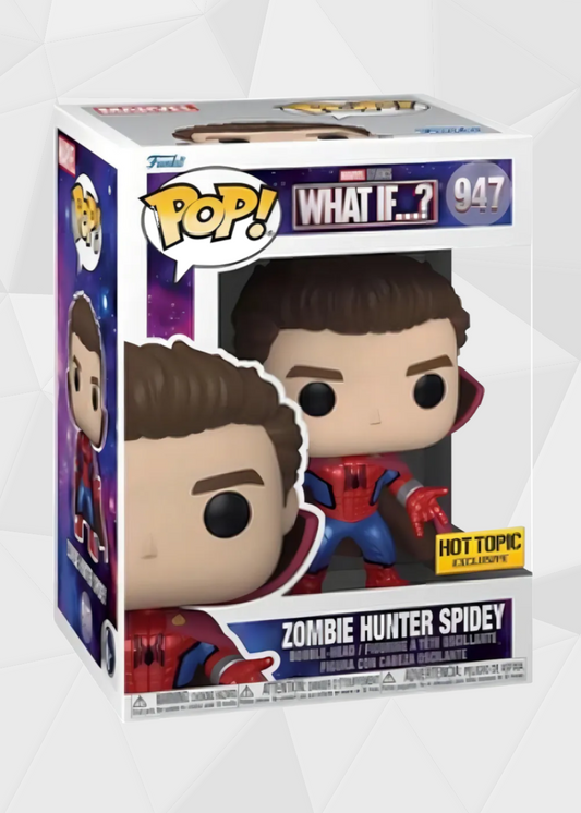 Funko Pop! Marvel: What If...? - Zombie Hunter Spidey #947 Exclusivo Hot Topic