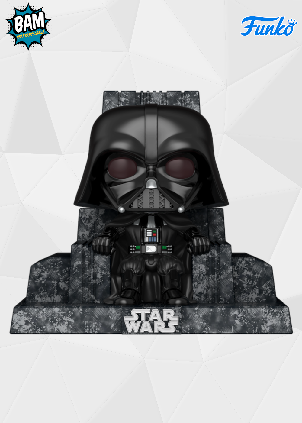 Funko Pop! Movies: Star Wars The Dark Side - Darth Vader en Trono Deluxe #745