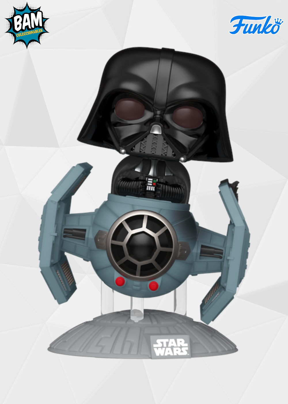 Funko Pop! Movies: Star Wars The Dark Side - Darth Vader en TIE Fighter Avanzado #742
