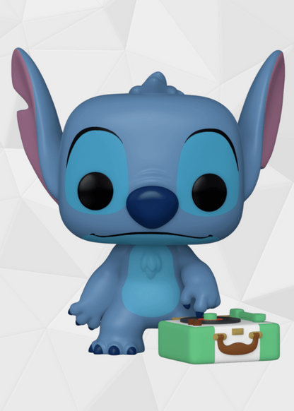 Funko Pop! Disney: Lilo & Stitch - Stitch Con Tocadiscos #1048 Exclusivo Funko Shop