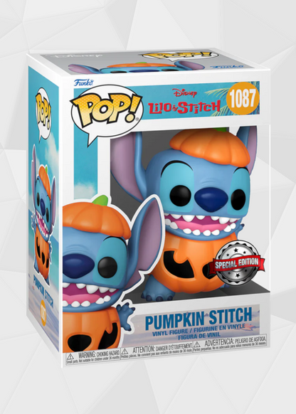 Funko Pop! Disney: Lilo & Stitch - Stitch Calabaza #1087 Exclusivo Special Edition