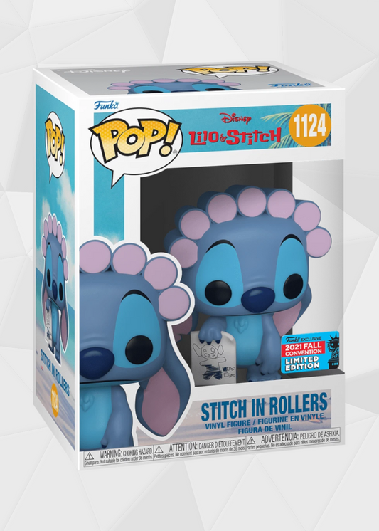 Funko Pop! Disney: Lilo y Stitch - Stitch con Rizadores #1124 NYCC 2021