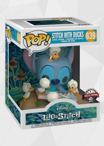 Funko Pop! Disney: Lilo & Stitch - Stitch con Patos #639 Exclusivo Special Edition