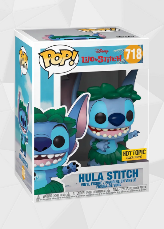 Funko Pop! Disney: Lilo & Stitch - Stitch Hula #718 Exclusivo de Hot Topic