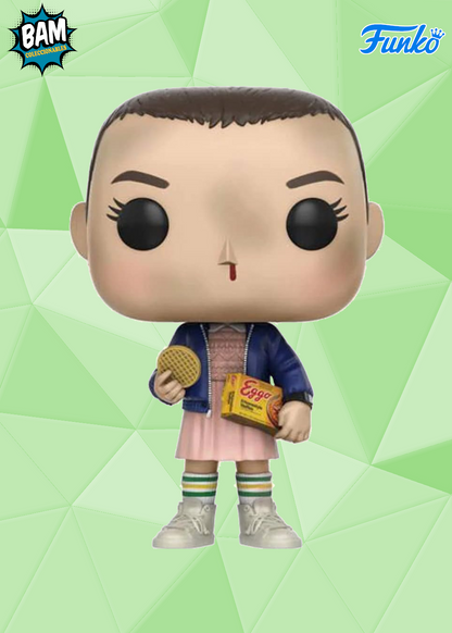 Funko Pop! TV: Stranger Things - Set Eleven Con Eggos #421 Regular + Variante Chase