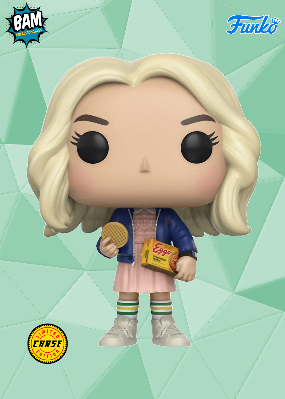 Funko Pop! TV: Stranger Things - Set Eleven Con Eggos #421 Regular + Variante Chase