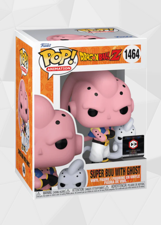 Funko Pop! Animation: Dragon Ball Z - Super Buu con Fantasma Exclusivo Chalice Collectibles