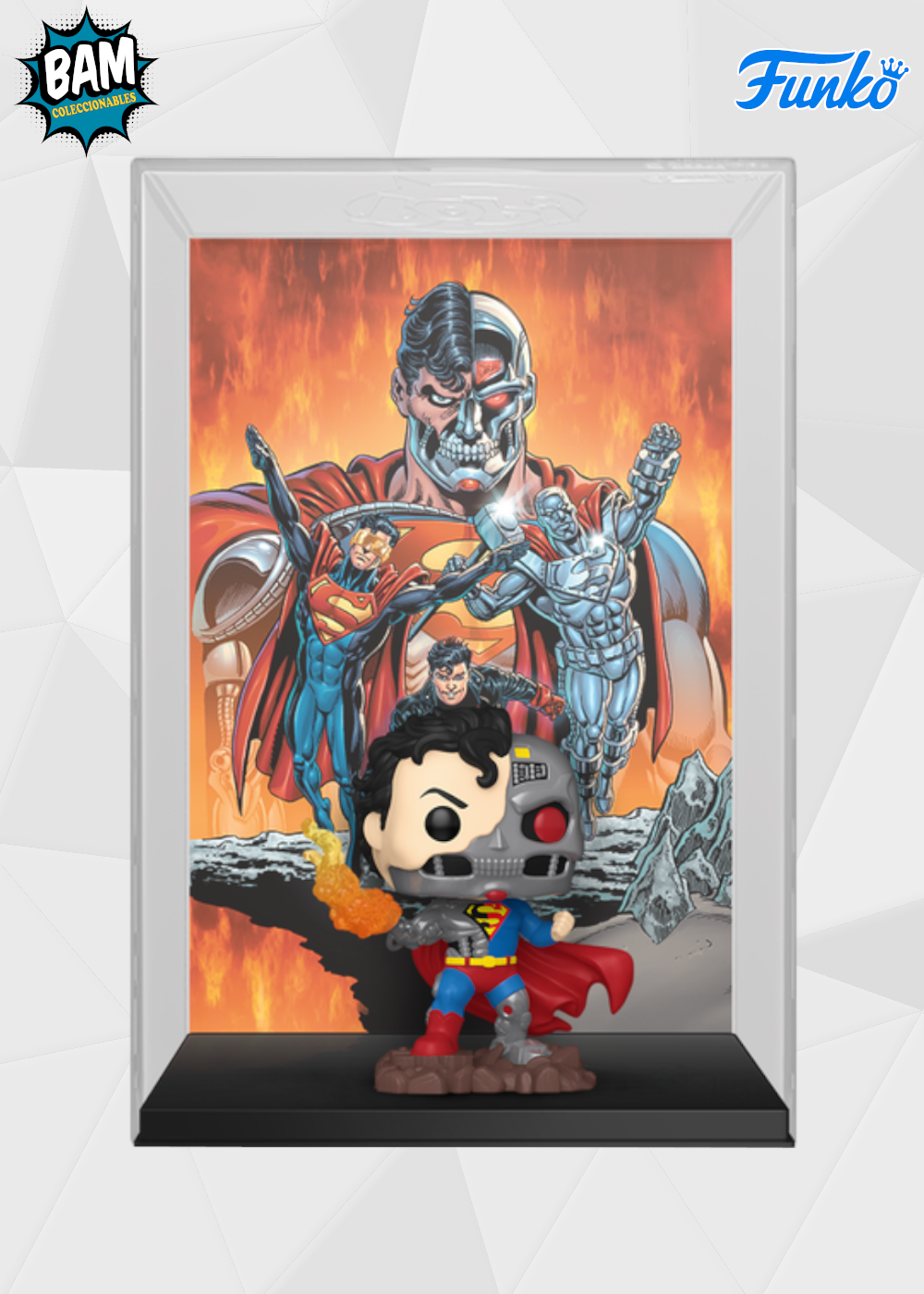 Funko Pop! DC Comic Cover: Superman - Superman Cyborg #21