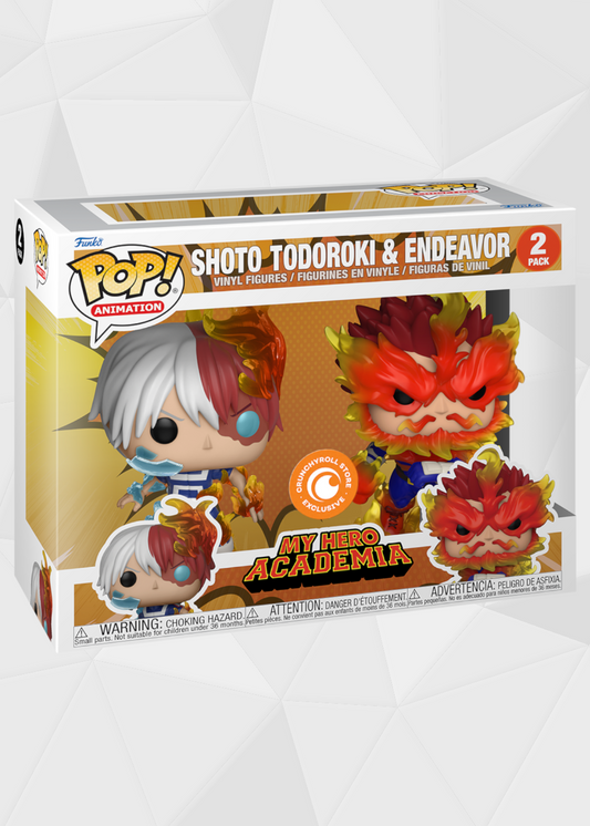 Funko Pop! Animation: My Hero Academia - Todoroki y Endeavor 2 Pack Exclusivo Crunchyroll