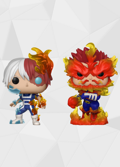 Funko Pop! Animation: My Hero Academia - Todoroki y Endeavor 2 Pack Exclusivo Crunchyroll