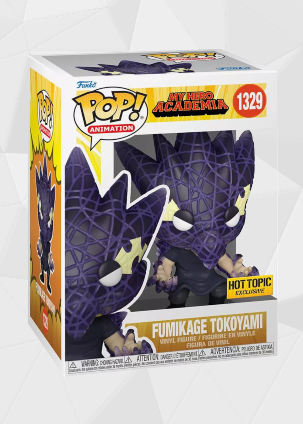 Funko Pop! Animation: My Hero Academia - Fumikage Tokoyami #1329 Exclusivo Hot Topic