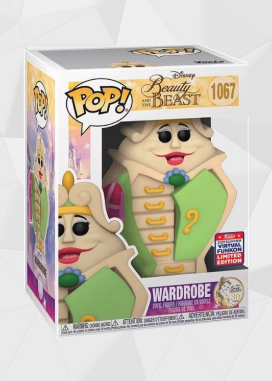 Funko Pop! Disney: La Bella y La Bestia - Ropero #1067 FunKon 2021