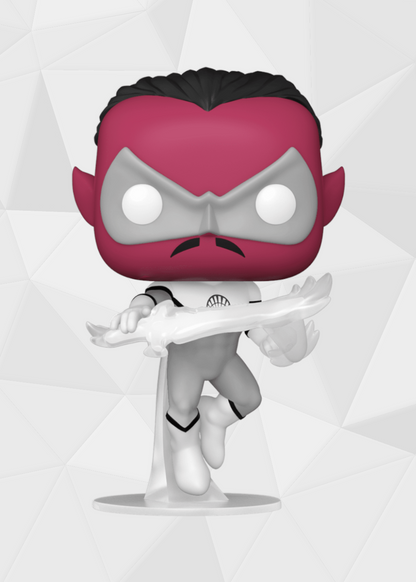 Funko Pop! DC Heroes: Blackest Night - Sinestro White Lantern #398 Virtual FunKon 2021