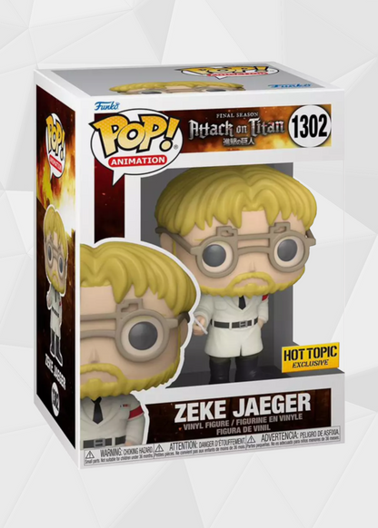 Funko Pop! Animation: Attack on Titan - Zeke #1302 Exclusivo Hot Topic
