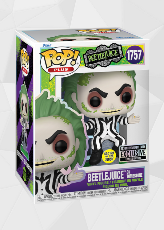 Funko Pop! Movies: Beetlejuice - Beetlejuice Plus #1757 Exclusivo Entertainment Earth (Brilla en la Oscuridad)