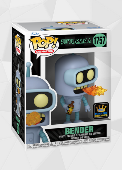 Funko Pop! Animation: Futurama - Bender #1757 Exclusivo Specialty Series