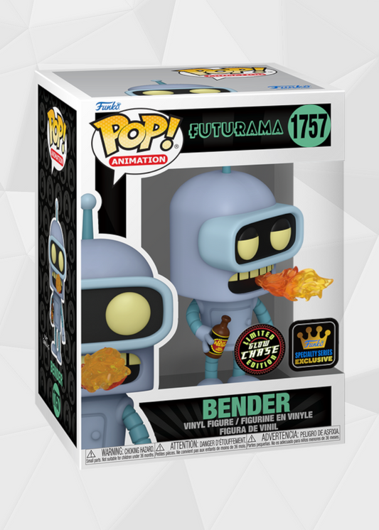 Funko Pop! Animation: Futurama - Bender #1757 Chase Exclusivo Specialty Series
