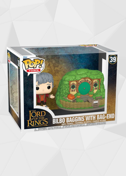 Funko Pop! Movies: El Señor de los Anillos - Bilbo Baggins con Bolsón Cerrado #39