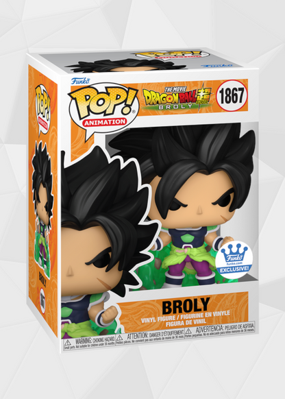 Funko Pop! Animation: Dragon Ball Super: Broly - Enraged Broly #1867 Exclusivo Funko Shop