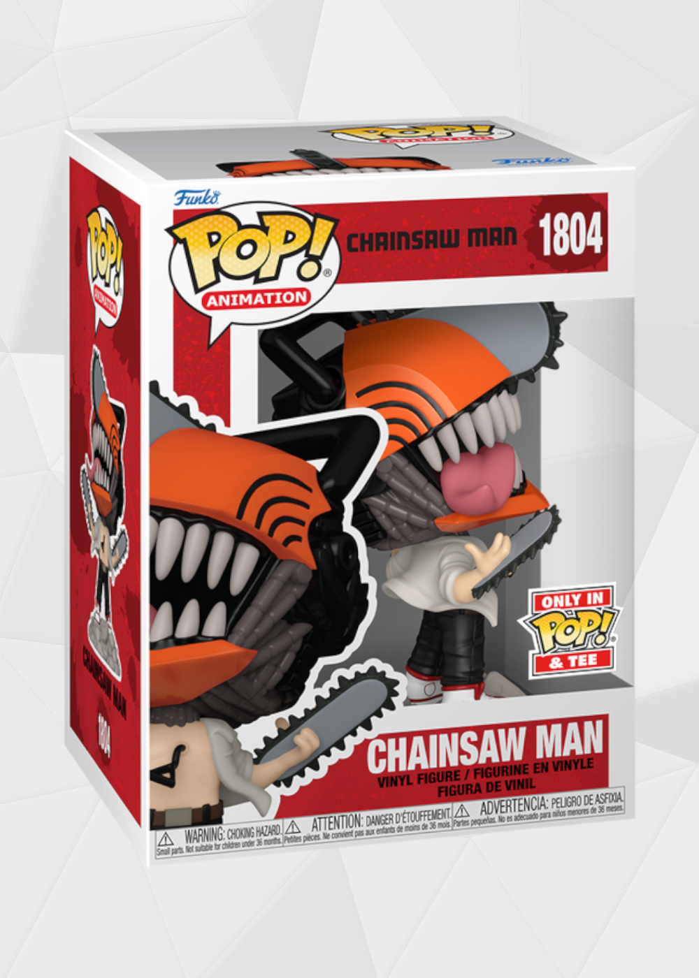 Funko Pop! Animation: Chainsaw Man - Chainsaw Man Con Playera Talla M #1804