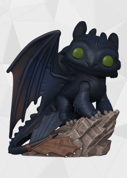 Funko Pop! Movies: Cómo Entrenar a tu Dragón - Chimuelo Deluxe #1792