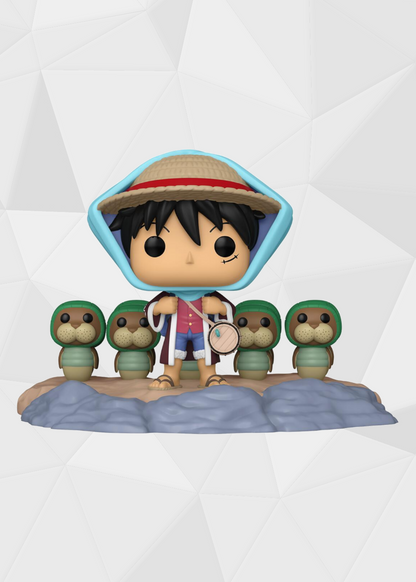 Funko Pop! Animation: One Piece - Luffy Entrenando a Los Kung Fu Dugongs #1637 Exclusivo Crunchyroll