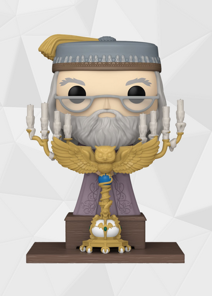 Funko Pop! Movies: Harry Potter Y El Prisionero de Azkaban - Albus Dumbledore Con Podio Deluxe #172