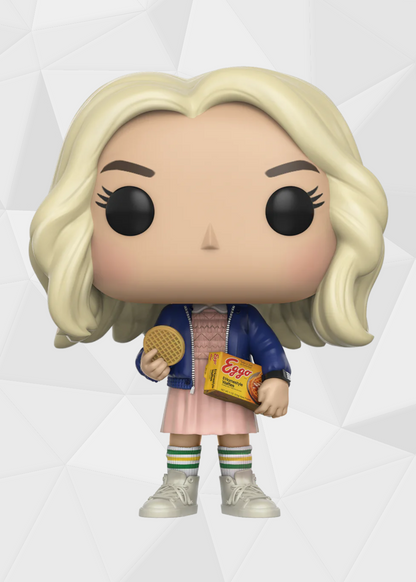 Funko Pop! TV: Stranger Things - Set Eleven Con Eggos #421 Regular + Variante Chase
