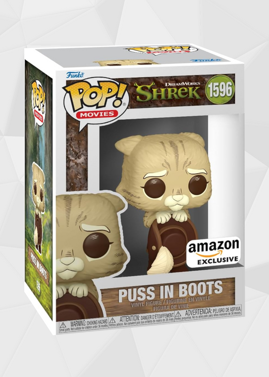 Funko Pop! Movies: Shrek - Gato con Botas #1596 Exclusivo Amazon