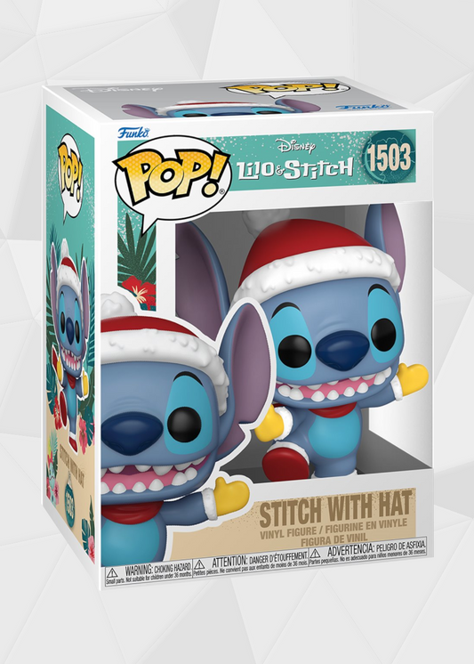 Funko Pop! Disney: Lilo y Stitch - Stitch Con Gorro #1503