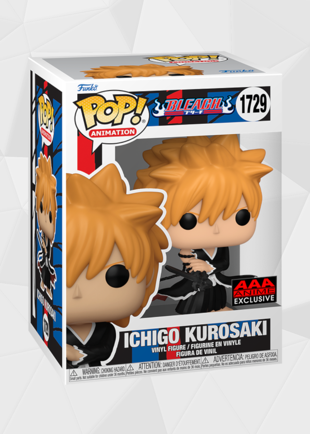 Funko Pop! Animation: Bleach - Ichigo Kurosaki #1729 Exclusivo AAA