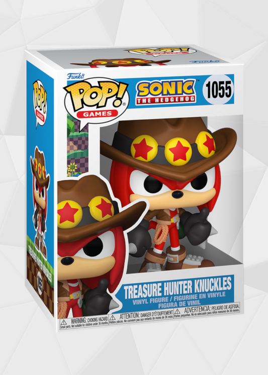 Funko Pop! Games: Sonic The Hedgehog - Knuckles Cazador de Tesoros #1055