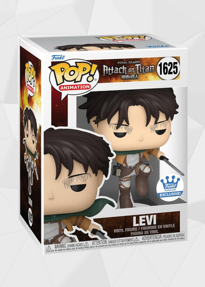 Funko Pop! Animation: Attack on Titan - Levi Ackerman #1625 Exclusivo Funko Shop